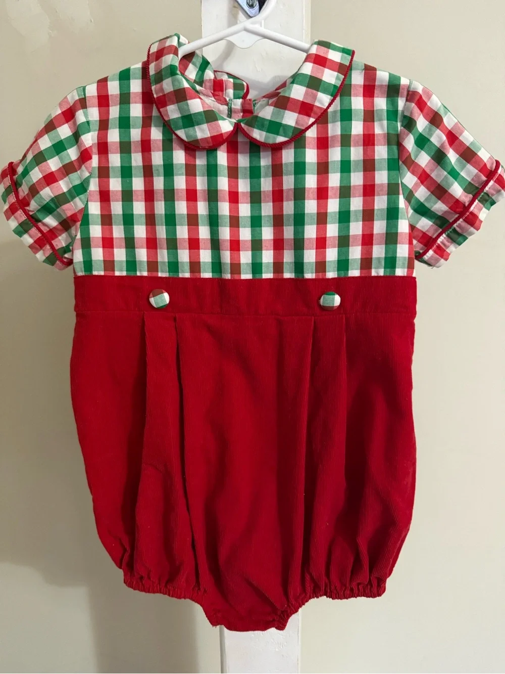 The Smocking Place Holiday Romper